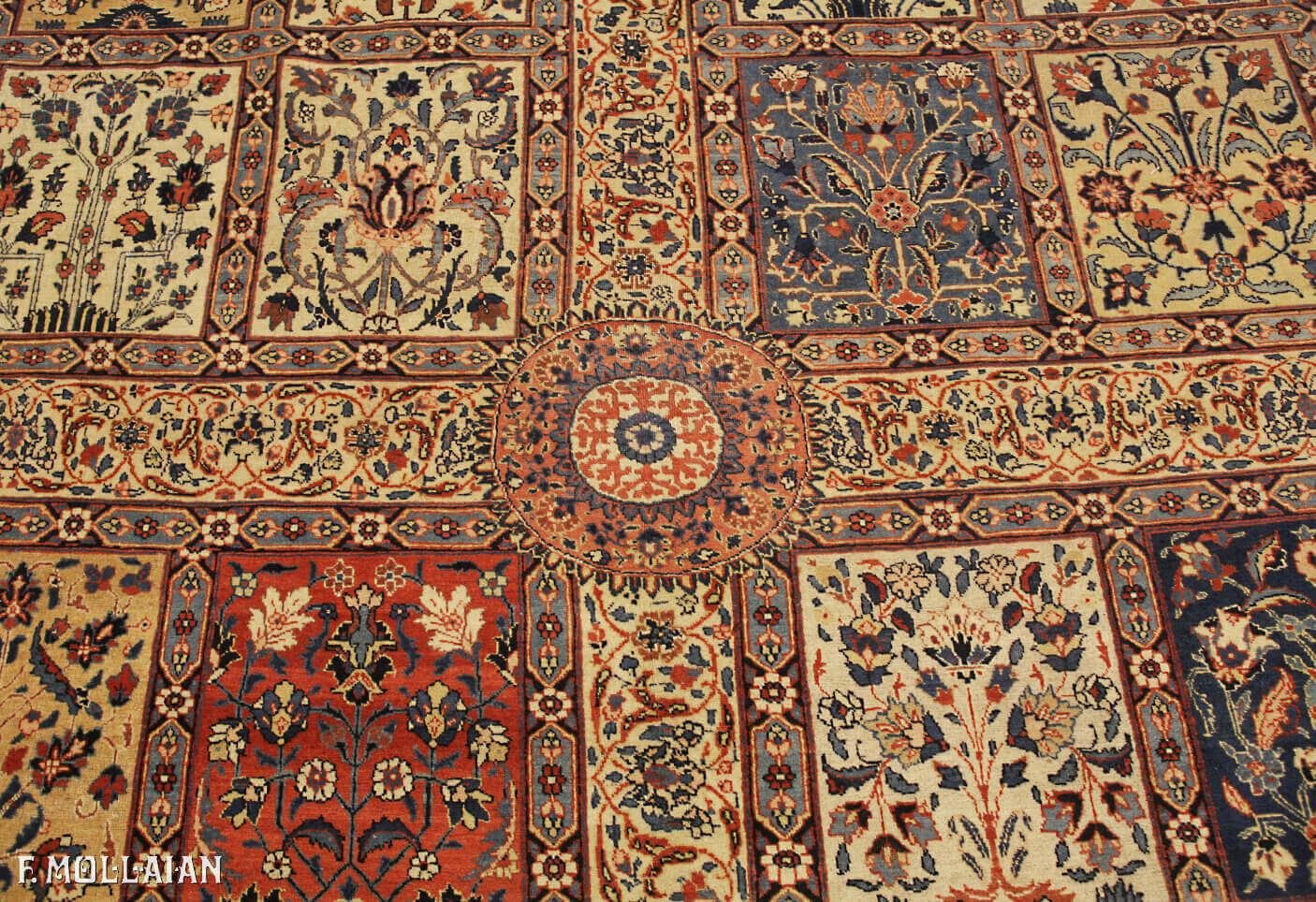 Teppich Persischer Antiker Tabriz n°:65842787